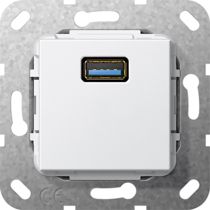 Gira S-55 Бел Переходник USB 3.0 A