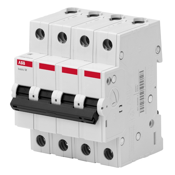 Автоматический выключатель ABB Basic M 4P 50A C 4,5кА, BMS414C50  2CDS644041R0504
